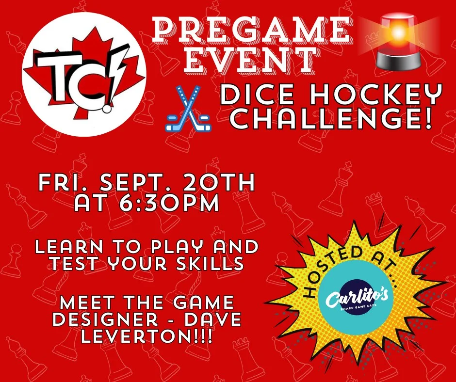 Dice Hockey™ Challenge pre-ThunderCon tournament at Carlito's Game Cafe
